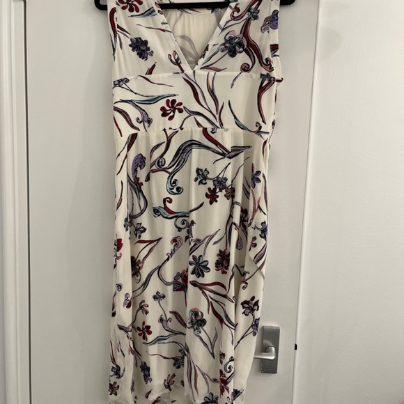 Silk printed Dress fully lined - Picture 2 of 2